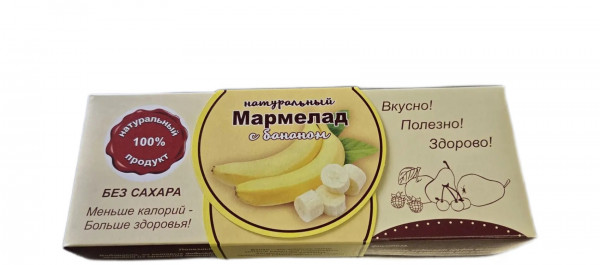 №2 Мармелад натуральный "Банан" 140г  в Черняховске