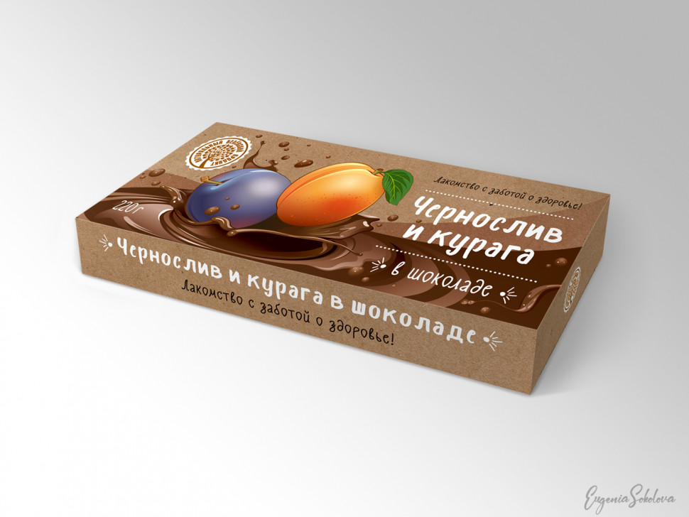  Чернослив и курага в шоколаде, 220г в Черняховске