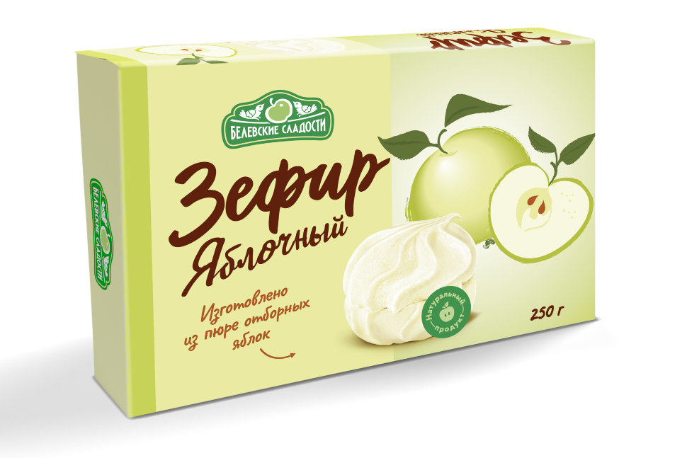  Зефир белевский "Яблочный" 250г в Черняховске